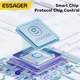 Кабель Магнітний Essager USB to Type-C 100W 7A Black , 1м - зображення 5