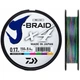 Шнур Daiwa J-Braid X4E 150m Multi Color 3.8kg 0.10mm #0.6 12745-010 - изображение 2