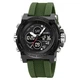 Часы наручные мужские Skmei 2065AG 5 ATM 52 мм Black/Green - изображение 1