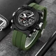 Часы наручные мужские Skmei 2065AG 5 ATM 52 мм Black/Green - изображение 4