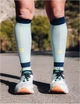Сверхлегкие беговые носки Compressport Pro Racing Socks V4.0 Ultralight Run Low, Blues/Shell Blue, T1 (35-38) - изображение 6