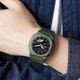 Часы наручные мужские Skmei 2091BKGYBK 5 ATM 46 мм Green - изображение 3