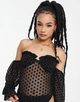 Боді Missguided WXZ9222793 34 чорний - изображение 3