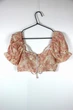 Топ Missguided TW631328 38 рожевий квіти - изображение 4