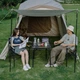 Розкладне крісло Naturehike CNH23JU13001 чорне - зображення 7