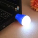 USB LED Лампочка 2W / 5В, Портативна світлодіодна USB лампа для павербанка, аварійного освітлення, міні світильник підсвітка ліхтарик нічник, Синя - зображення 3