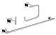 Набір аксесуарів 3 в 1 Grohe Essentials Cube New (40777001) - зображення 1