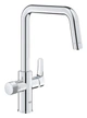 Змішувач для кухні для подачі технічної та фільтрованої води Grohe Blue Pure Eurosmart (30583000 - зображення 1