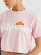 Футболка хлопковая оверсайз короткая женская Ellesse Alberta Cropped Tee SGS04484-808 12 Розовая (5057677802135) - изображение 4