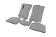 Коврики EVA (Серый) для Kia Cerato 1 2004-2009 гг - изображение 2