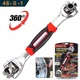 Універсальний ключ 48 в 1 Universal Tiger Wrench PRO 2428 new original Надміцний набір універсальних ключів - зображення 7