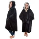 Толстовка плед оверсайз з капюшоном Huggle Hoodie чорний - зображення 5