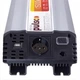 Преобразователь напряжения PULSO/IMU-1524/24V-220V/1500W/USB-5VDC2.0A модифицированная синусоида клеммы - изображение 4
