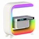 Ночник аккумуляторный RGB G3 с беспроводной зарядкой 15W и Bluetooth колонкой 3W Настольная смарт лампа - изображение 2