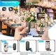 Беспроводные микрофоны петличные 2 в 1 Hoco Twin Lightning для телефона с LED индикатором в кейсе нагрудный микрофон для блогера - изображение 6