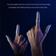 Напальчники Flydigi V5 Wasp Finger Sleeve fiberglass ультратонкие стекловолокно для игры телефоне 2 шт + бокс - изображение 3
