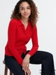 Кардиган шерстяной вязаный женский Uniqlo 755504441 L Красный (1159799464) - изображение 1