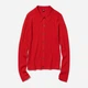 Кардиган шерстяной вязаный женский Uniqlo 755504441 L Красный (1159799464) - изображение 2