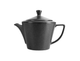 Чайник з кришкою Black 500 мл порцеляновий Porland 938405/Bl - зображення 1