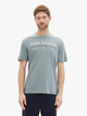 Футболка Tom Tailor T-SHIRT WITH A LOGO PRIN XXL Блакитний 1040988-27475 - изображение 1