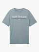 Футболка Tom Tailor T-SHIRT WITH A LOGO PRIN XXL Блакитний 1040988-27475 - изображение 5