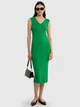 Плаття міді літнє жіноче Big Star Zizila L Зелене (5900714716264) - зображення 4