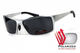 Окуляри поляризаційні BluWater Alumination-1 Silver Polarized (gray) чорні, в сріблястій оправі - зображення 1