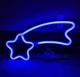 Настенный декоративный неоновый светильник - ночник Звездочка Neon Decoration Lamp Астронавт (32х13 см, USB, 3хАА) - Синий - изображение 1
