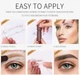 Набор для оформления бровей, штамп-пудра серого цвета EElhoe Eyebrow (Dark grey) с кисточками и трафаретами - изображение 2