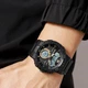Часы наручные мужские Skmei 1881GDWT 5 ATM 46 мм Black/Gold - изображение 4