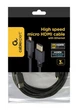 Кабель Gembird HDMI - micro-HDMI V 2.0 (M/M), 3 м, чорний (CC-HDMID-10) пакет - изображение 5