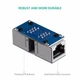 Соединитель витой пары RJ45 UGREEN NW114 Cat7 Cat6 Cat5e разъем-удлинитель Ethernet White (20311) - изображение 6