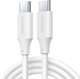 Кабель Ugreen USB Type-C - USB Type-C 0.5 м White (6941876211715) - зображення 1