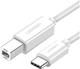 Кабель Ugreen USB Type-C - USB Type-B 1.5 м White (6957303844173) - зображення 1