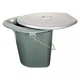 Ведро туалетное с крышкой Werk W-3000 16 л серое - изображение 1