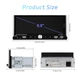 Автомагнітола 1 DIN CML-PLAY 6280 | HD 6.9'' IPS, GPS, 720P, MicroSD. USB, FM, Android 13, 2/64GB, 4*45W - зображення 8