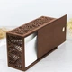 Деревянный диспенсер для косметических салфеток VANZA Leaf орех - изображение 4