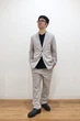 Пиджак мужской Uniqlo 904704172 M Серый (1159779394) - изображение 9