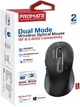 Мышь Promate Ken Wireless/Bluetooth Black (ken.black) - изображение 7