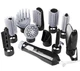 Багатофункціональний фен стайлер 10в1 Hair Styler 87010 набір для укладання волосся плойка гофре праска чорна 0011 - зображення 1