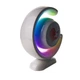 Портативная колонка с микрофонами YS-110 Bluetooth LED белый - изображение 2