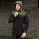 Куртка Soft Shell Pobedov Setup на флисе черный-хаки размер L - изображение 5