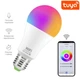 Розумна смарт Wi-Fi лампа Tuya Smart RGB (220 В, 10Вт, E27, 2700-6500K, Android/iOS, розклад, розумний будинок) - Білий - зображення 1