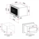Встраиваемая микроволновая печь WEILOR WBM 2041 GSS - изображение 9