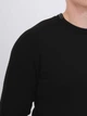Свитер мужской черный тонкий 1438-1 2XL - изображение 7
