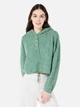 Худи женское Colin's CL1067495-GRN XS-S Зеленое (8684112038568) - изображение 1