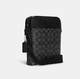 Мужская сумка COACH Houston Flight Bag in Signature Canvas (черная) - изображение 3