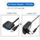 Адаптер перехідник Shuole E36 SATA-USB3.0 для HDD 3.5"/2.5" з блоком живлення, Кабель-перехідник для жорсткого диска (ADP35/25) - зображення 8