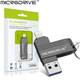 Флешка металлическая 2в1 128ГБ USB-Lightning для Apple iPhone, iPad, компьютера MICRODRIVE A1 128GB Черный - изображение 1