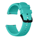 Силиконовый ремешок Half Strips 20 мм для Amazfit Bip Lite S U/ GTS 2 3 4 Mini / GTR (42 mm) / 2, Samsung Galaxy Watch / Active 2 (40 mm) / Gear S4 (42 mm), Huawei GT2 (42 mm) рифленый Мятный 2100P - изображение 1